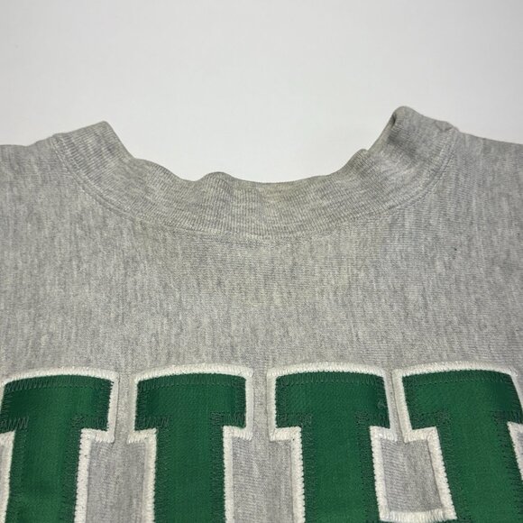 Vintage 90s University of Hawaii Sweatshirt Mens M Gray Weave College Artex - Picture 5 of 14